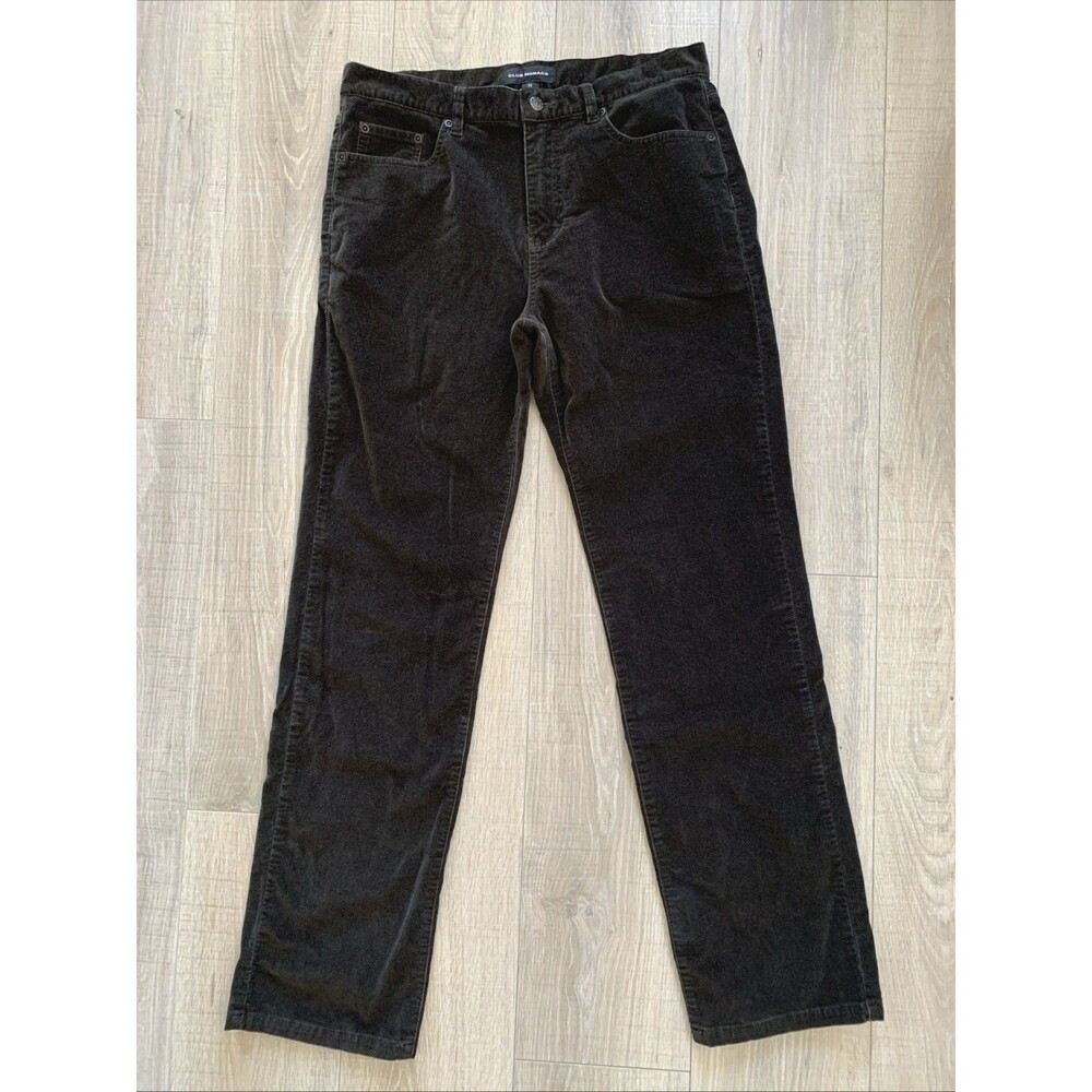 Club Monaco Corduroy Straight Leg Pants Brown Mens Size 33